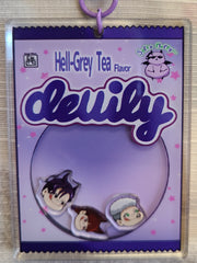 Sweet Devil 3" acrylic keychain shaker charm