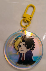 Older Yellow Muscle Mage Holographic 2" acrylic keychain charm