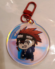 Red Muscle Mage Holographic 2" acrylic keychain charm