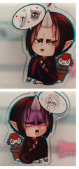 Hell's Prince 2" acrylic keychain charm